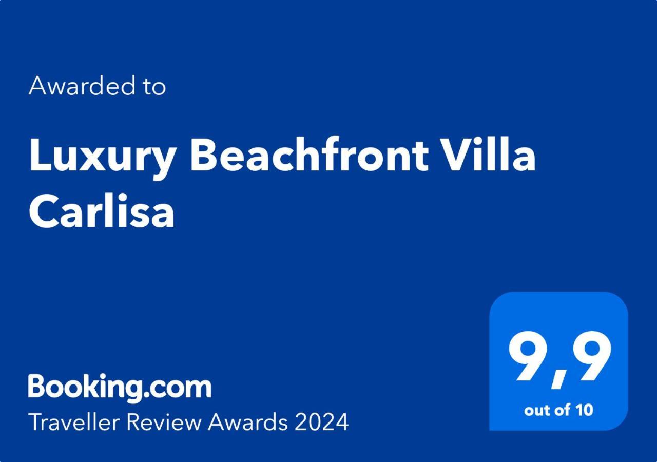 Luxury Beachfront Villa Carlisa Ciovo Exterior photo