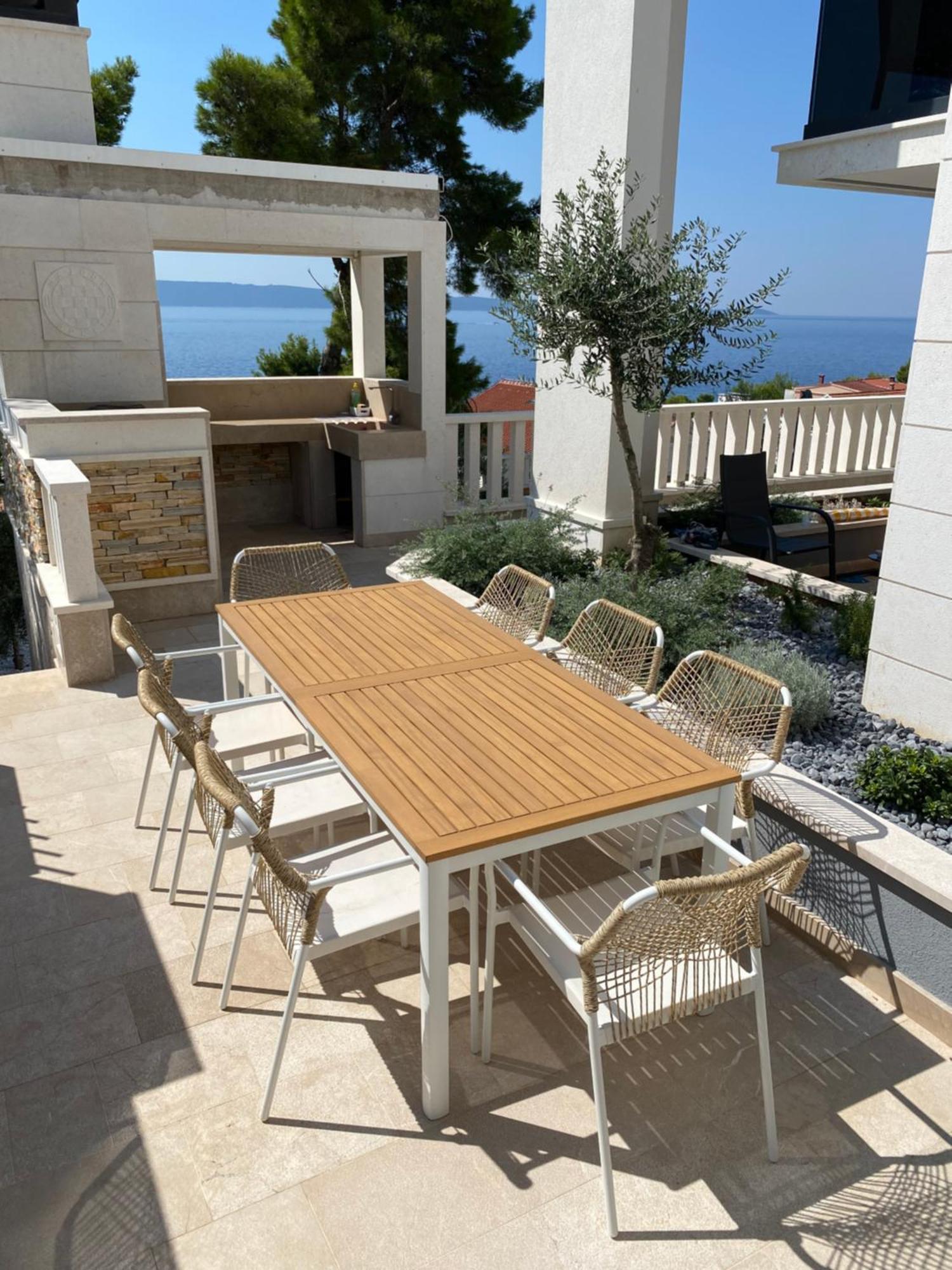 Luxury Beachfront Villa Carlisa Ciovo Exterior photo