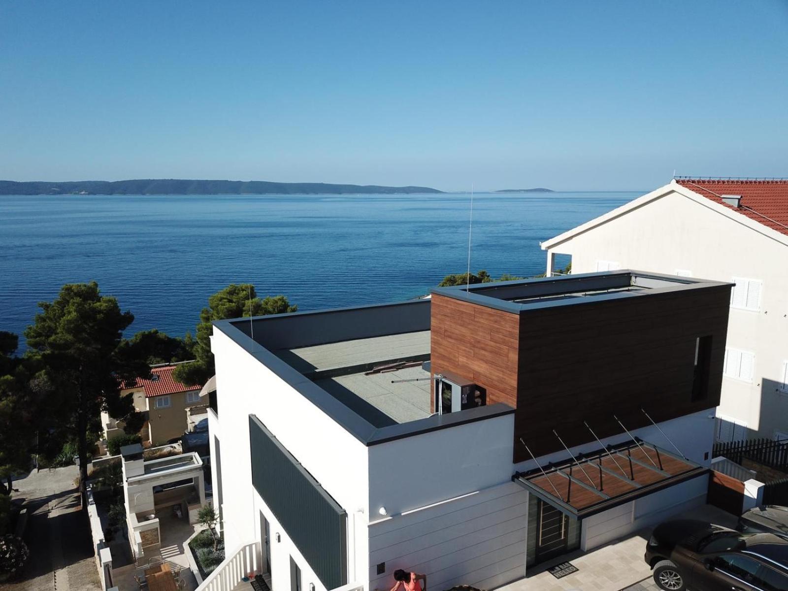 Luxury Beachfront Villa Carlisa Ciovo Exterior photo