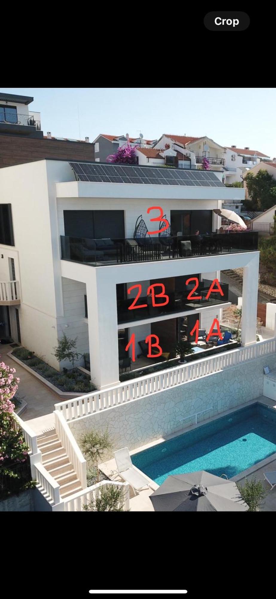 Luxury Beachfront Villa Carlisa Ciovo Exterior photo